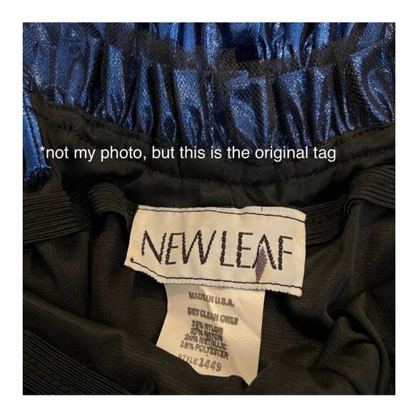 Vintage 80s Blue Metallic Prom Dress Lurex Lamé Formal Disco // Size XS - Picture 7 of 7